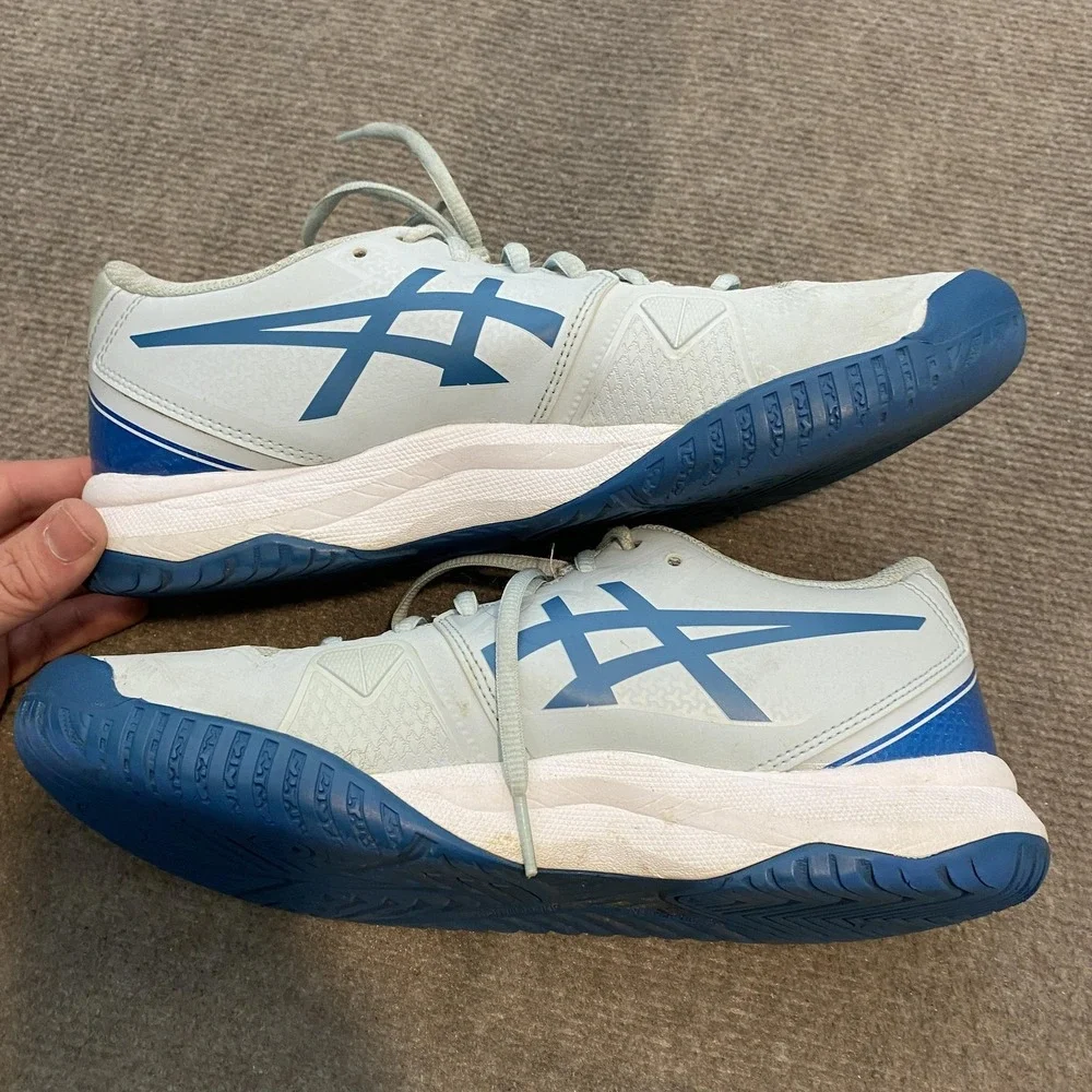 ASICS GEL-Challenger Shoes Womens Size 10 Blue Tennis‎ Mesh Cushioned Sneakers
